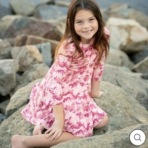 Sweet Bamboo "Swirly Girl" long sleeve dress